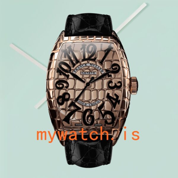 Franck Muller Croco Men's 40mm 8880 SC GOLD CRO Automatic Rose Gold Dial - Image 2