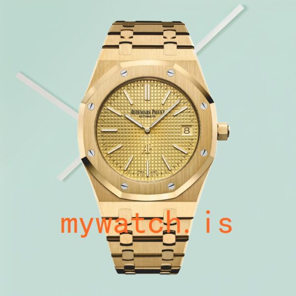 Audemars Piguet Royal Oak 15202BA.OO.1240BA.02 43mm Men's Champagne Dial - Image 2