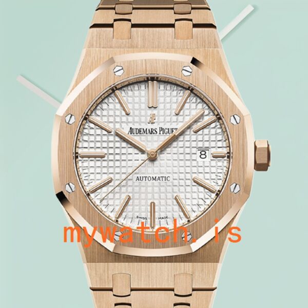 Audemars Piguet Royal Oak 41mm 15400OR.OO.1220OR.02 Men's White Dial