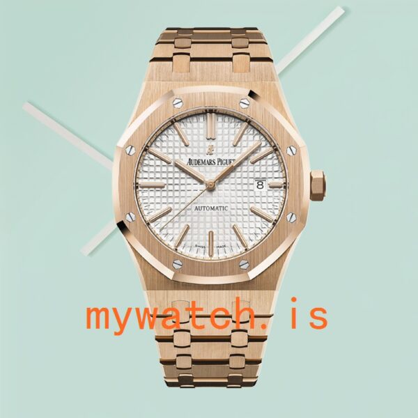 Audemars Piguet Royal Oak 41mm 15400OR.OO.1220OR.02 Men's White Dial - Image 2
