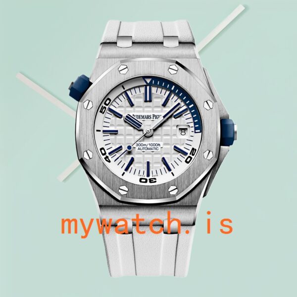Audemars Piguet Royal Oak Offshore 42mm Men's 15710ST.OO.A010CA.01 White Dial Stainless Steel - Image 2