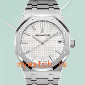Audemars Piguet Royal Oak 15500ST.OO.1220ST.04 Men's 41mm White Dial Bracelet