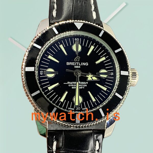 Breitling Superocean Heritage A10370121B1X2 Men's 46mm Leather Strap