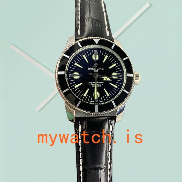 Breitling Superocean Heritage A10370121B1X2 Men's 46mm Leather Strap - Image 2
