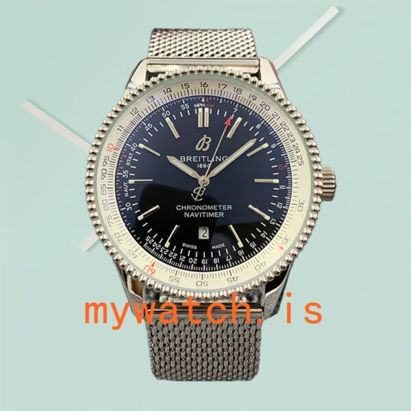 Breitling Navitimer Men's 46mm A17326211C1A1 Stainless Steel Silver-tone - Image 4