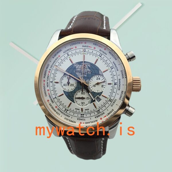 Breitling Transocean 46mm Men's AB0510U0.A732-001 White Dial - Image 2