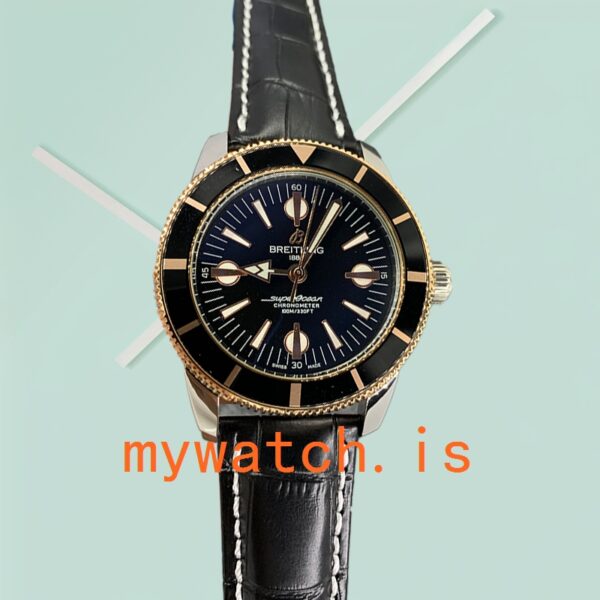 Breitling Superocean Heritage U10370121B1X1 Men's 46mm Leather Strap - Image 2
