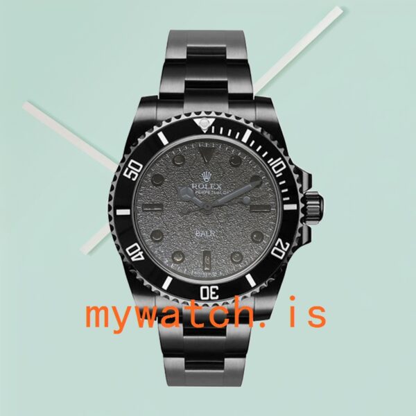 Rolex Submariner BALR Men's 40mm Black Dial - Image 2