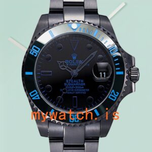 Rolex Submariner Men's 40mm BLSTEALTH Automatic Black Dial
