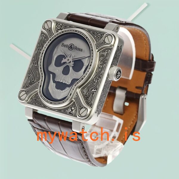 Bell&Ross Instruments 46mm Men's Automatic Brown Dial BR01-92 - Image 3