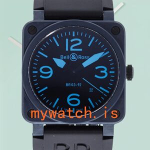 Bell&Ross Instruments Blue Dial 42mm Men's BR03-92 Automatic
