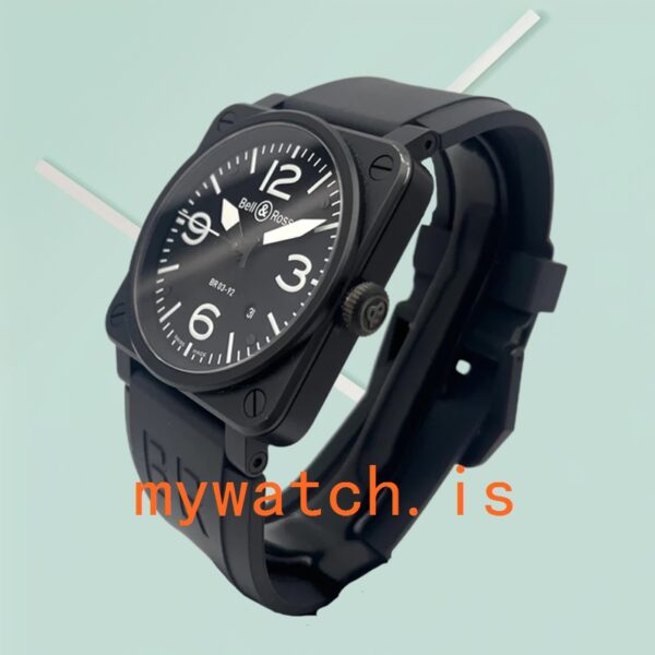 Bell&Ross Instruments 42mm Black Dial Men's Automatic BR03-92 - Image 3
