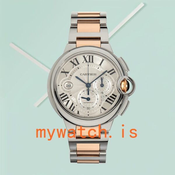 Cartier Ballon Bleu 47mm Men's W6920075 Stainless Steel Silver-tone - Image 2