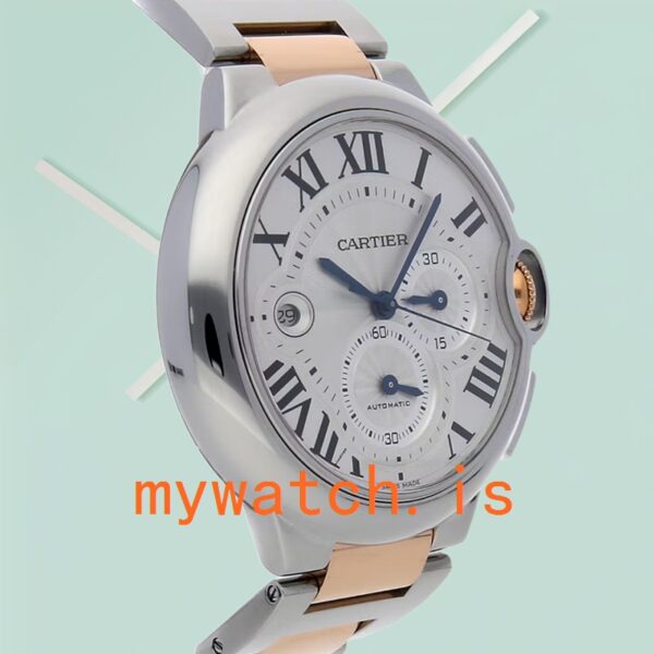 Cartier Ballon Bleu 47mm Men's W6920075 Stainless Steel Silver-tone - Image 3