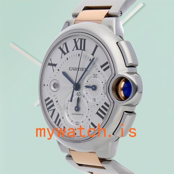 Cartier Ballon Bleu 47mm Men's W6920075 Stainless Steel Silver-tone - Image 4