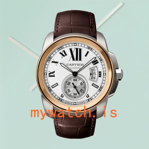 Cartier Calibre W7100039 Men's 42mm Silver-tone - Image 2