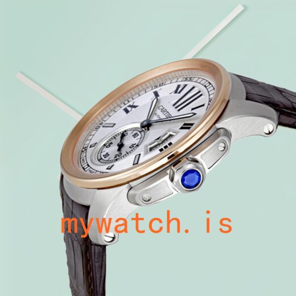 Cartier Calibre W7100039 Men's 42mm Silver-tone - Image 4