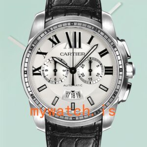 Cartier Calibre 42mm W7100046 Men's Stainless Steel Quartz