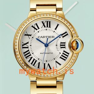 Cartier Ballon Bleu 36mm Ladies WJBB0043 Diamond Bezel