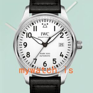 IWC Pilot IW327012 42mm/40mm Men's White Dial Leather Strap