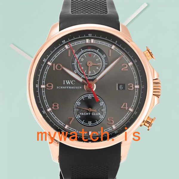 IWC Portuguese Chrono 43mm/40mm IW390209 Men's Automatic Grey Dial