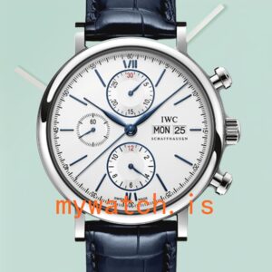 IWC Portofino Chronograph Men's 44mm/42mm IW391037 Silver-tone Stainless Steel