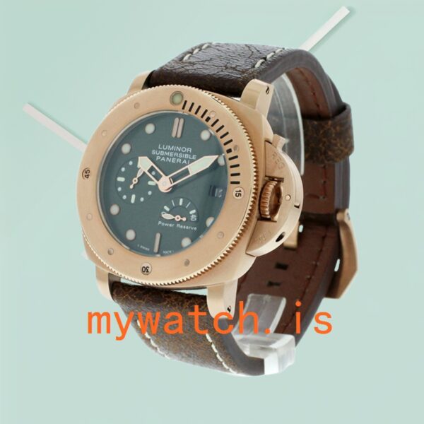 Panerai Luminor Submersible PAM00507 Men's 47mm Automatic Leather Strap - Image 3