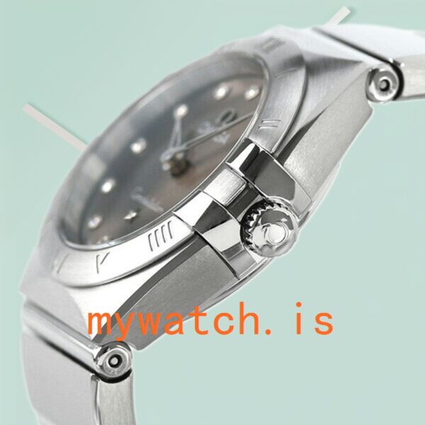 Omega Constellation 131.10.25.60.56.001 Ladies 27mm Silver-tone Quartz - Image 4