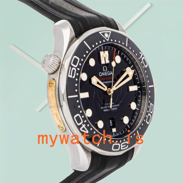 Omega Seamaster 210.22.42.20.01.004 41mm Men Rubber Band Silver-tone - Image 4