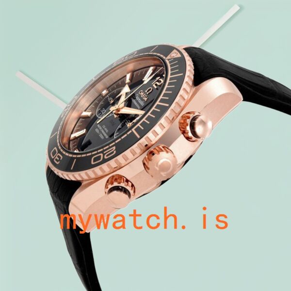 Omega Seamaster Men 45mm 215.63.46.51.01.001 Leather Strap - Image 3