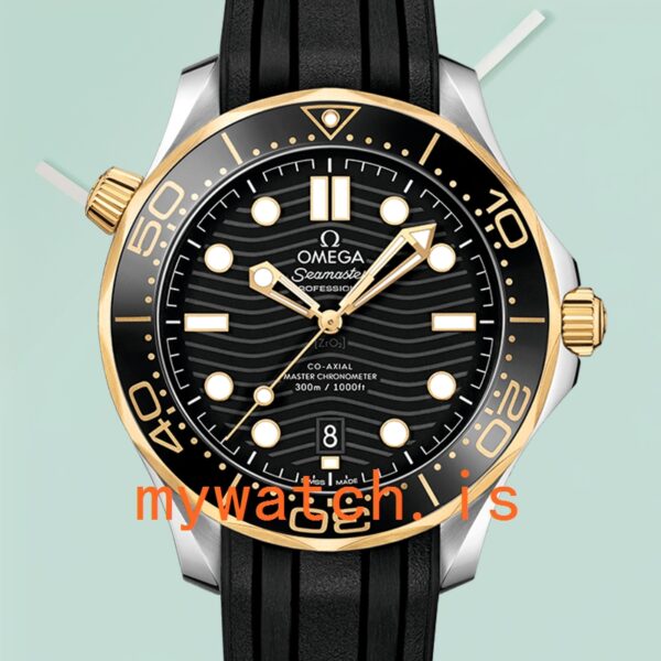 Omega Seamaster 41mm 210.22.42.20.01.001 Men Automatic Rubber Band