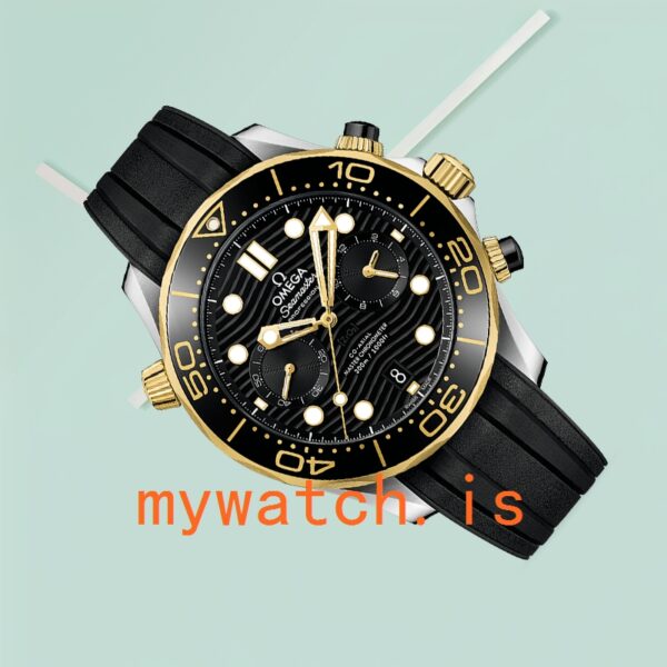 Omega Seamaster 210.22.44.51.01.001 Men 44mm Ceramics Bezel - Image 3