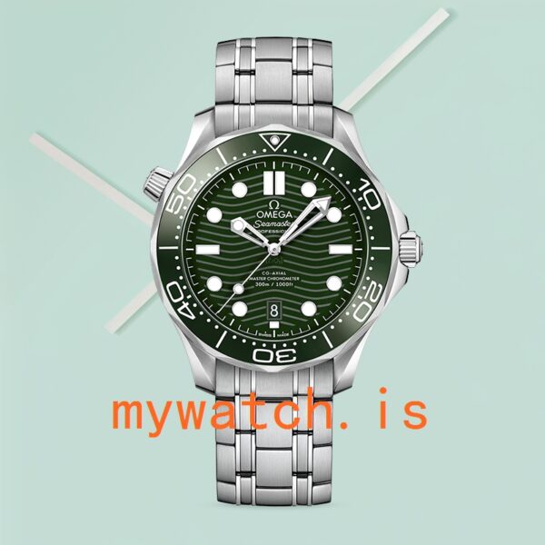 Omega Seamaster 42mm 210.30.42.20.10.001 Men Green Dial - Image 2