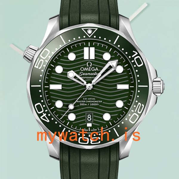 Omega Seamaster 42mm Men 210.32.42.20.10.001 Ceramics Bezel Silver-tone