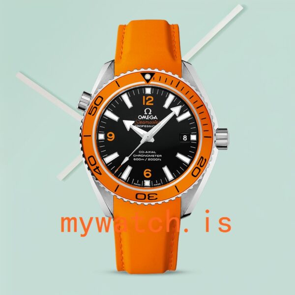 Omega Seamaster 232.32.42.21.01.001 41mm Men Rubber Band Silver-tone - Image 2