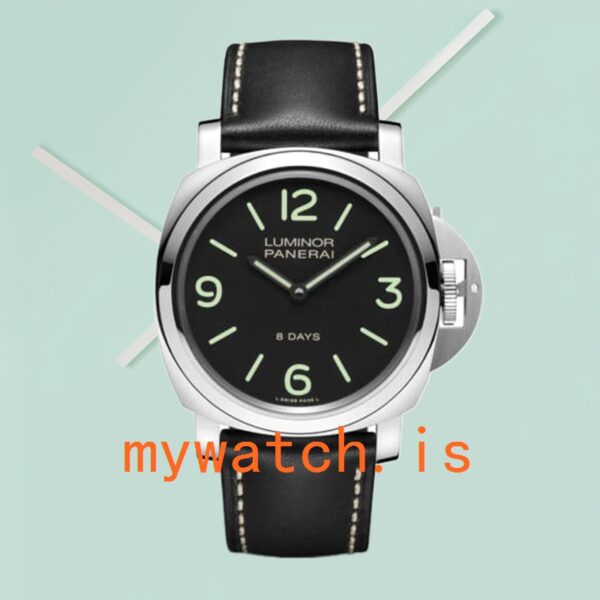Panerai Luminor Men's 44mm PAM00560 Stainless Steel Black Dial - Image 2