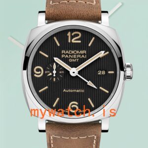 Panerai Radiomir Men's 44mm PAM00657 Silver-tone Black Dial