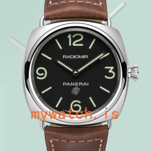 Panerai Radiomir PAM00753 Men's 44mm Black Dial Silver-tone