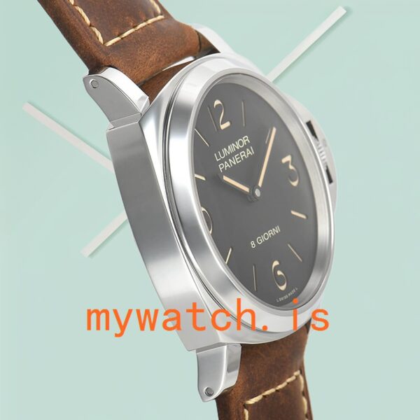 Panerai Luminor Men's 44mm PAM00914 Automatic Leather Strap - Image 3