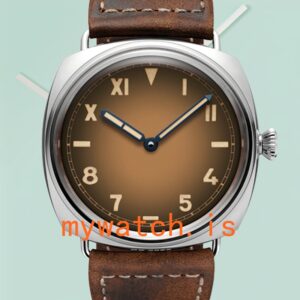 Panerai Radiomir Men's 44mm PAM00931 Brown Dial Silver-tone