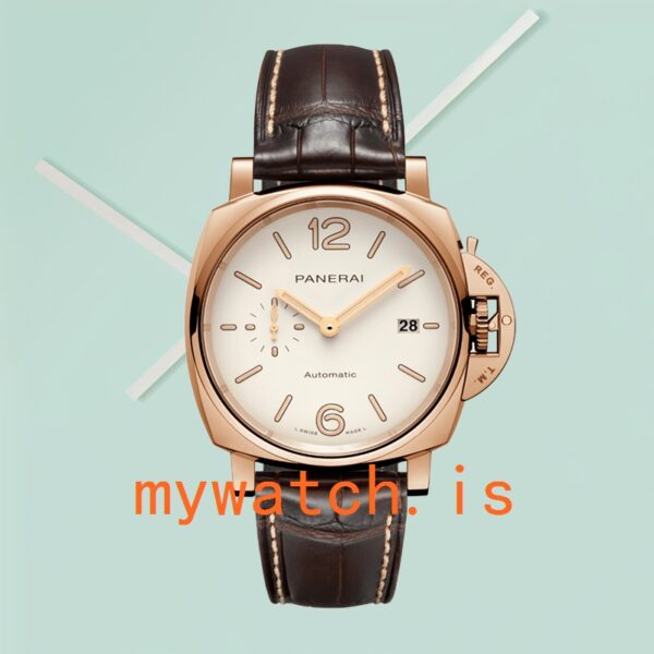 Panerai Luminor Due PAM01042 44mm Men's Leather Strap Automatic - Image 2
