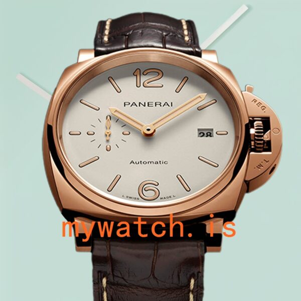 Panerai Luminor Due PAM01042 44mm Men's Leather Strap Automatic - Image 4