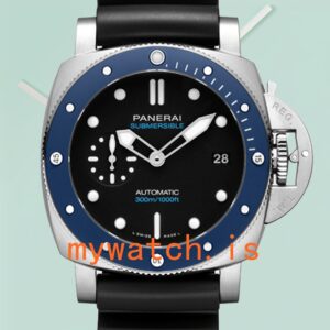 Panerai Submersible PAM01209 47mm Men's Silver-tone