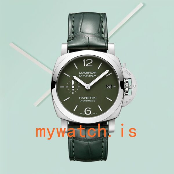 Panerai Luminor Marina Men's 44mm PAM01304 Green Dial - Image 2