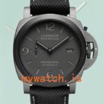 Panerai Luminor Marina Men's 44mm PAM01662 Silver-tone Black Dial