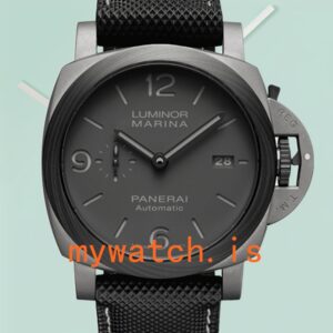 Panerai Luminor Marina Men's 44mm PAM01662 Silver-tone Black Dial