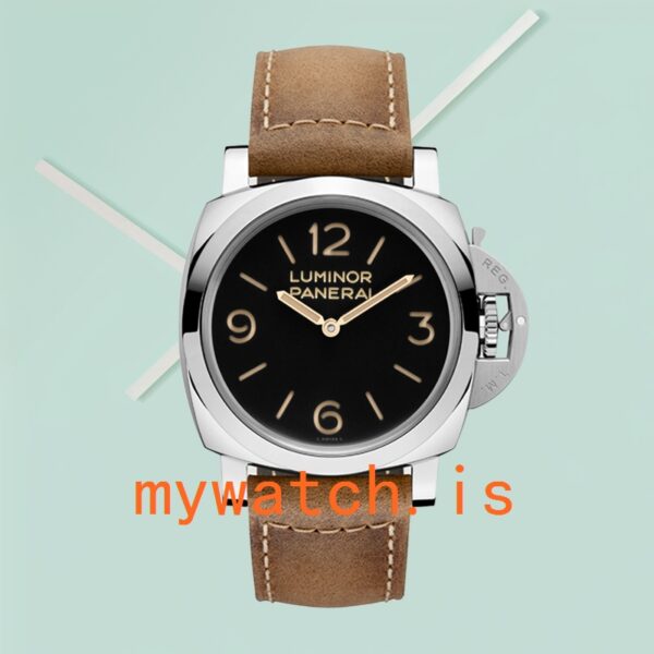 Panerai Luminor 44mm Men's PAM00372-001 Leather Strap Automatic - Image 2
