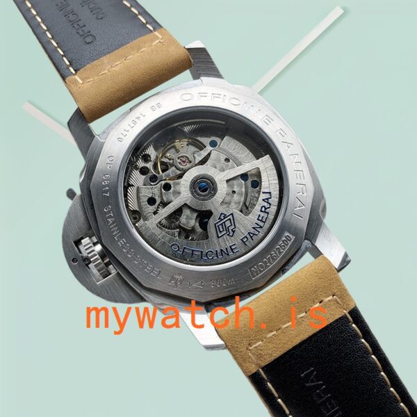 Panerai Luminor 44mm Men's PAM00372-001 Leather Strap Automatic - Image 3