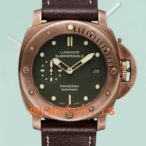 Panerai Luminor Submersible 47mm Men's PAM00382 Automatic Rose Gold-tone
