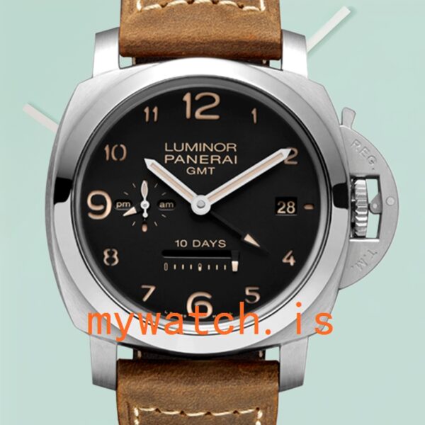 Panerai Luminor GMT Men's 44mm PAM00404 Stainless Steel Black Dial
